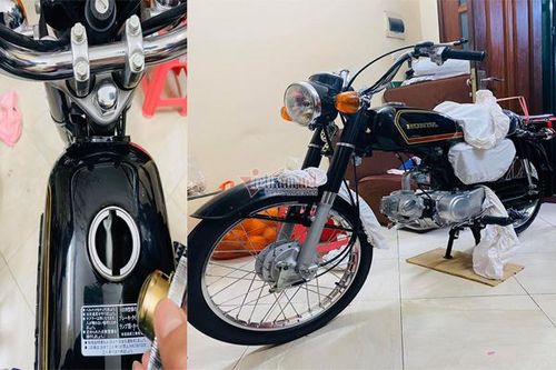 Xe máy Honda CD50 43 năm tuổi chưa từng đổ xăng 800 triệu