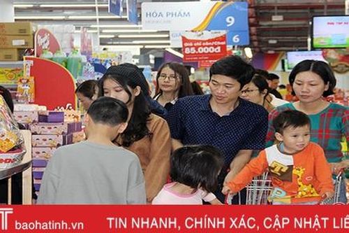 Hà Tĩnh: Tổng mức bán lẻ hàng hóa tháng 1 tăng 9,53%