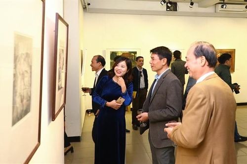 Trưng bày 70 tác phẩm mỹ thuật 'Mừng Đảng, mừng Xuân Canh Tý 2020'