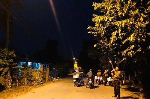 Tối 31/01: Vẫn tuần tra kiểm soát khu vực vây bắt nghi can Lê Quốc Tuấn tại xã Trung An, huyện Củ Chi