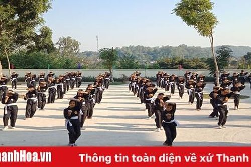 Khởi sắc mô hình câu lạc bộ võ thuật ở huyện Hà Trung