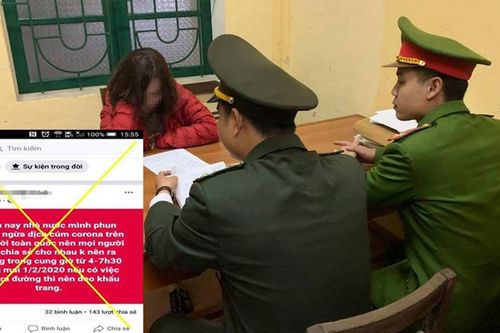 Triệu tập cô gái tung tin phun thuốc ngừa nCoV lên bầu trời
