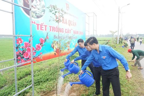 Tuổi trẻ Đà Nẵng ra quân Tết trồng cây Xuân Canh Tý