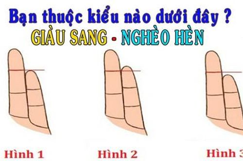Chỉ 1 phút nhìn ngón tay út thấy ngay vận mệnh sang hèn ai cũng xem được