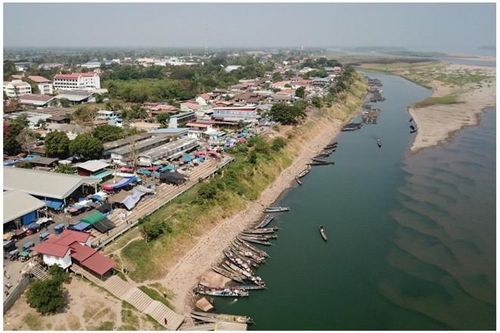 Sông Mekong qua Thái Lan gần như cạn, mực nước thấp nhất trong 10 năm