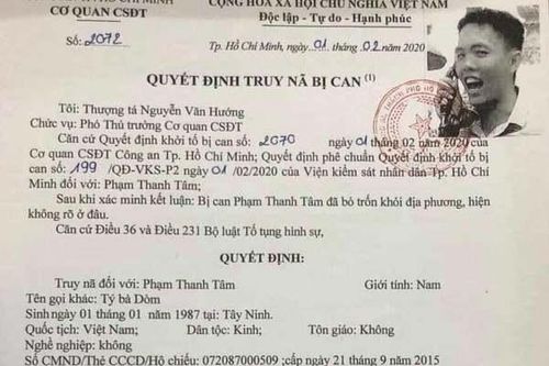 Truy nã kẻ đang giữ 1 tỷ của nghi can nổ súng bắn chết 5 người