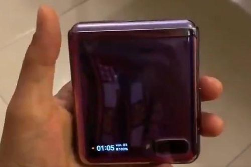 Galaxy Z Flip lộ diện trước ngày ra mắt