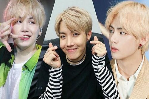 20 hình ảnh kinh điển khi BTS để tóc vàng