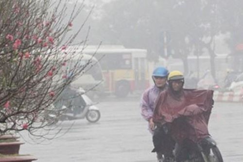 Hôm nay mưa rét tăng cường, trong tháng miền Bắc chịu thêm 4-5 đợt không khí lạnh