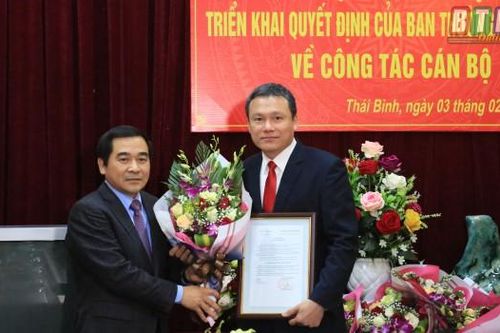 Ông Hoàng Minh Sơn được bổ nhiệm Tổng Biên tập Báo Thái Bình