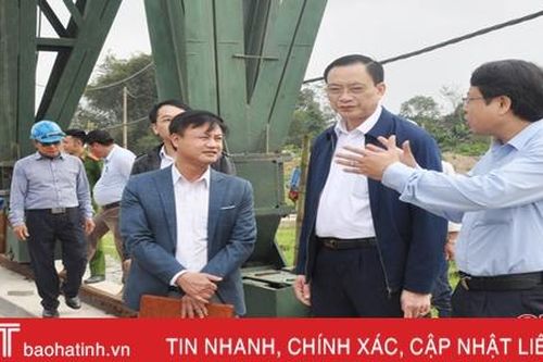 Sớm hoàn thành cầu Thọ Tường, cầu Cửa Hội mừng Đại hội Đảng bộ tỉnh