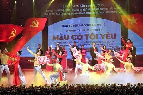 Nhiều chương trình nghệ thuật chào mừng kỷ niệm 90 năm ngày thành lập Đảng Cộng sản Việt Nam