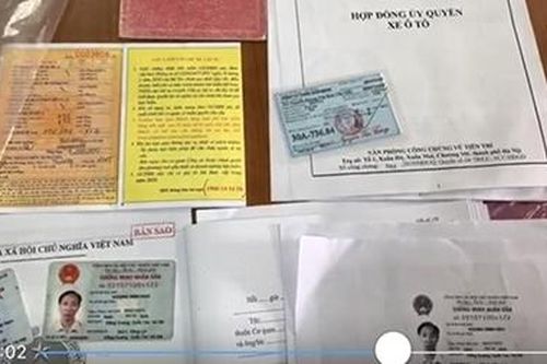 Thủ đoạn làm giả giấy tờ xe ô tô mang đi cầm cố