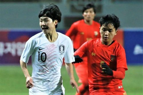 Highlights tuyển nữ Hàn Quốc đè bẹp Myanmar ở vòng loại Olympic