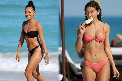 Mỹ nhân gốc Việt mặc bikini, đọ dáng 'bỏng rẫy' với bạn gái cũ của Justin Bieber