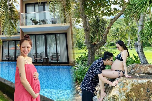 Vợ chồng con gái Minh Nhựa hào hứng khoe ảnh siêu âm quý tử sắp chào đời