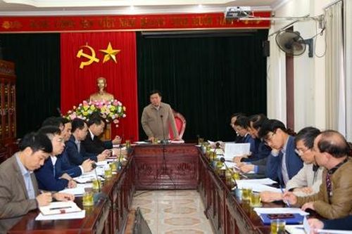 UBND tỉnh làm việc với huyện Yên Khánh về công tác giải phóng mặt bằng dự án cao tốc Bắc – Nam