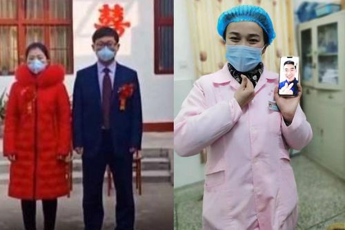Đám cưới diễn ra vài phút, không khách tới dự giữa dịch corona