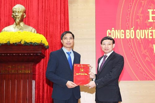 Điều động Chủ nhiệm UBKT Tỉnh ủy giữ chức Bí thư Thành ủy Hạ Long