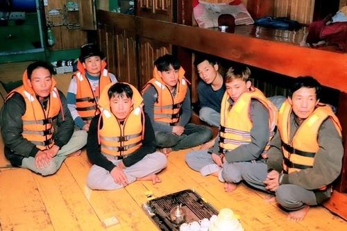 Cứu kịp thời bảy lao động gặp nạn trên biển