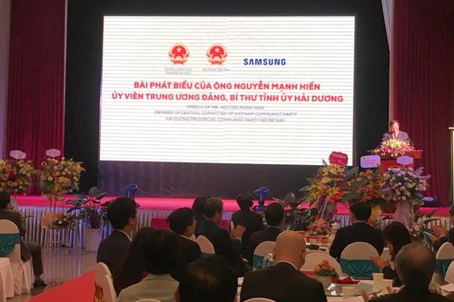 Hải Dương phấn đấu sớm trở thành tỉnh công nghiệp phát triển theo hướng hiện đại