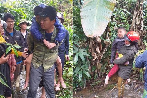 Hai cháu bé ở Hà Tĩnh đi lạc trong rừng sâu