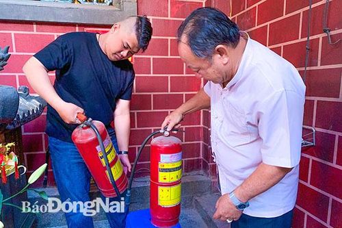 Phòng cháy tại các cơ sở thờ tự