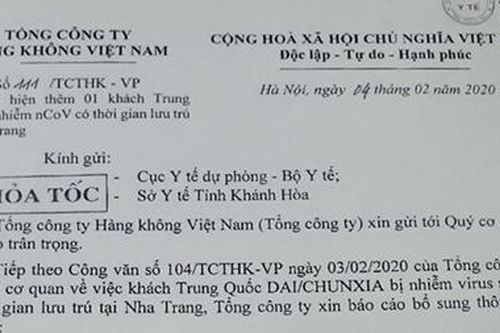 Giám sát 268 người tiếp xúc hai du khách Trung Quốc nhiễm nCoV