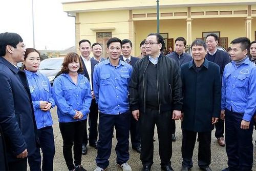 Bí thư Thành ủy Hà Nội kiểm tra sản xuất vụ Đông Xuân và phòng dịch bệnh gia súc, gia cầm