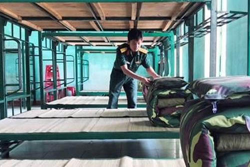 Chuẩn bị chu đáo, sẵn sàng đón nhận chiến sĩ mới
