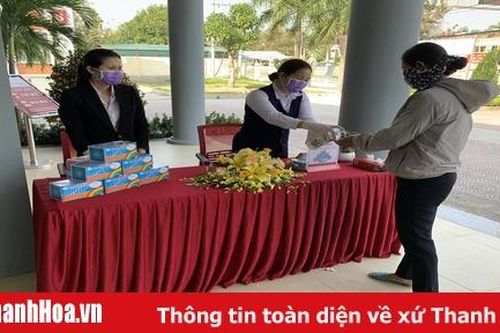Agribank Nam Thanh Hóa chủ động phòng chống virus Corona
