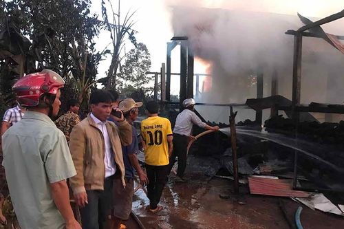 Gia Lai: Cháy lớn tại nhà dân gây thiệt hại gần 200 triệu đồng