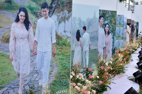 Cưới giữa mùa dịch corona, Duy Mạnh chuẩn bị nước rửa tay cho khách dự tiệc