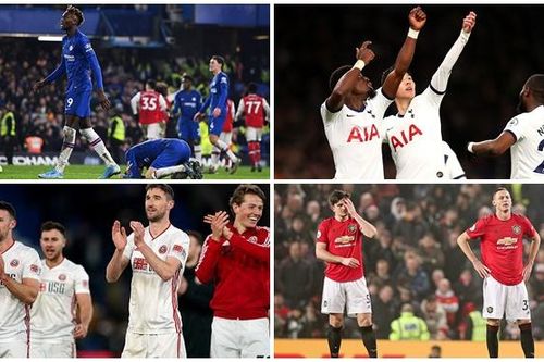 Cuộc đua top 4 Premier League: Tottenham sáng cửa, MU và Chelsea lâm nguy