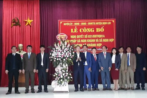 Nghi Lộc công bố Nghị quyết thành lập xã Khánh Hợp