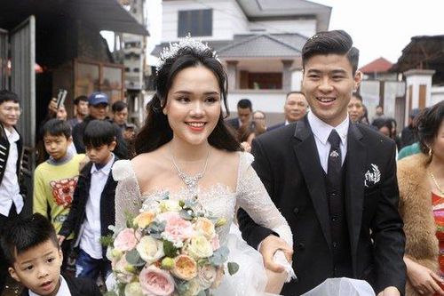 Cận cảnh đám cưới cổ tích của cầu thủ Duy Mạnh và Quỳnh Anh
