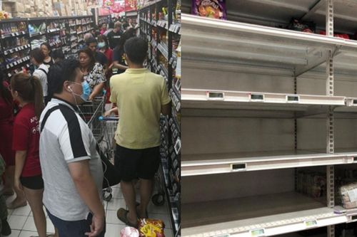 Người dân Singapore đổ xô 'càn quét' sạch siêu thị vì virus corona