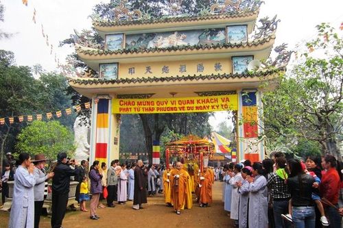 Quảng Ngãi : Đảm bảo an toàn dịch bệnh tại giỗ Tổ tổ đình Thiên Ấn
