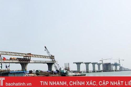 Nỗ lực thông xe kỹ thuật cầu Cửa Hội vào cuối tháng 8/2020