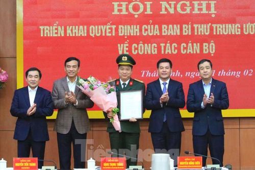 Triển khai quyết định của Ban Bí thư với Giám đốc Công an tỉnh Thái Bình