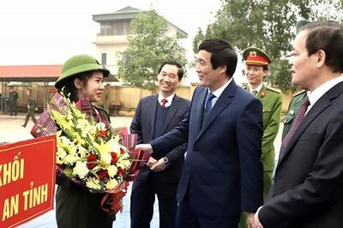 Phú Thọ: Lễ giao nhận quân diễn ra trang trọng, nhanh gọn, an toàn tuyệt đối