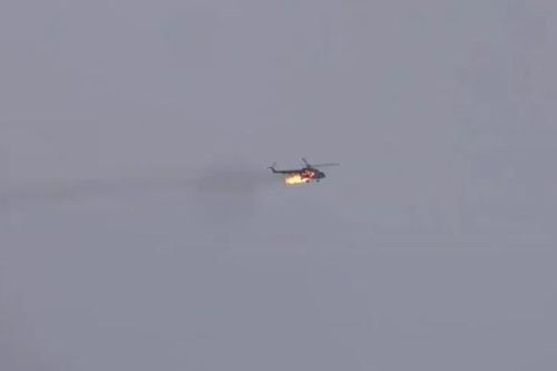 Trực thăng Syria bị phiến quân do Thổ Nhĩ Kỳ hậu thuẫn bắn rơi?