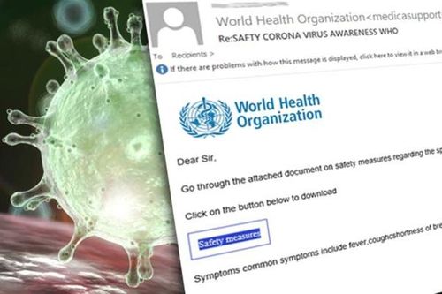 Chiếm quyền điều khiển web bằng mã độc giả mạo thông tin virus Corona