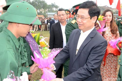Ấm áp ngày hội tòng quân ở huyện Nghi Lộc