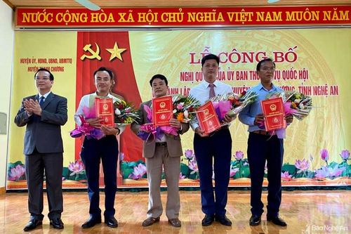 Thanh Chương công bố nghị quyết thành lập xã Đại Đồng