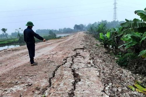 Dự án tu bổ đê hữu sông Hoàng (Thanh Hóa): Cấp thiết nhưng thi công lề mề