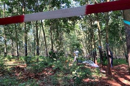 Người đàn ông chết bất thường trong rừng cao su