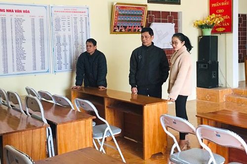 Thị trấn Sơn Dương chuẩn bị chu đáo cho đại hội điểm