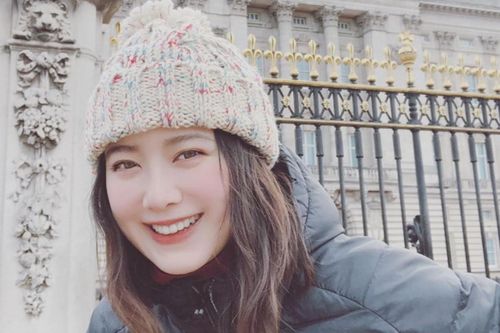 Goo Hye Sun rạng ngời khi du học ở Anh