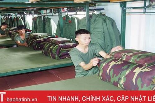 Tân binh Hà Tĩnh những ngày đầu quân ngũ